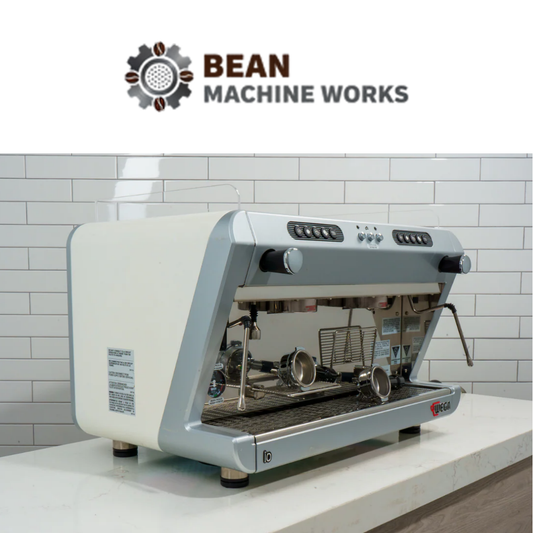 Wega IO 2 group Off-White High-Cup Commercial Espresso Machine (Open-Box)