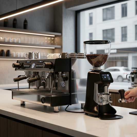 Nuova Simonelli - Appia Life 110V Compact 2 Group Combo Package Commercial Espresso Machine