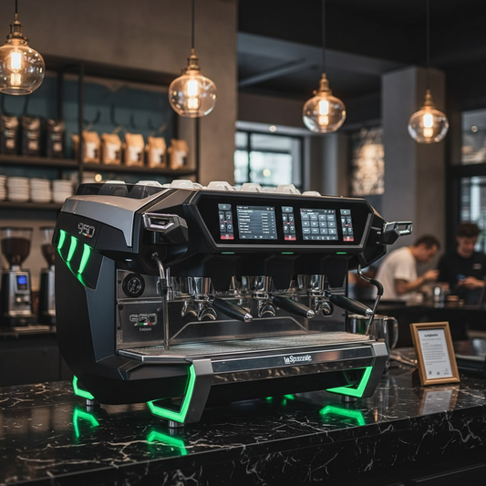 La Spaziale S50 3.0 black finish in specialty coffee bar