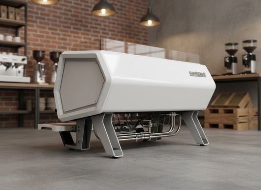 Sanremo D8 rear view in premium coffee roastery