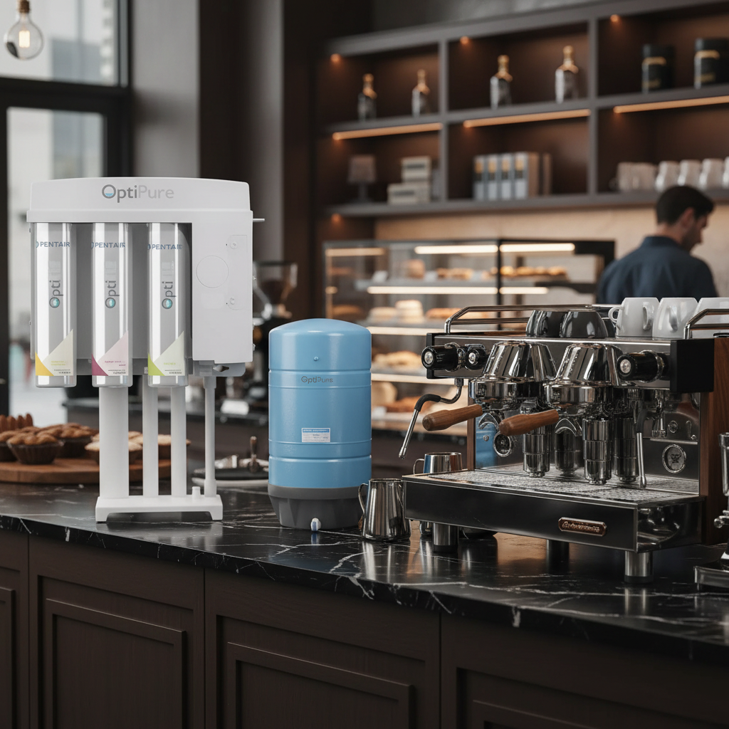 Optipure RO System in Premium Café