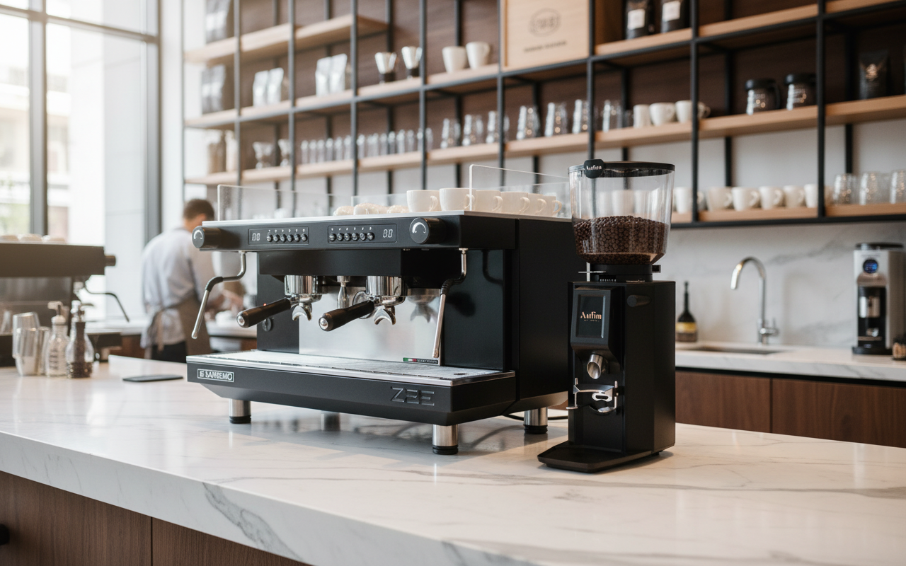 Sanremo Zoe in premium specialty coffee shop