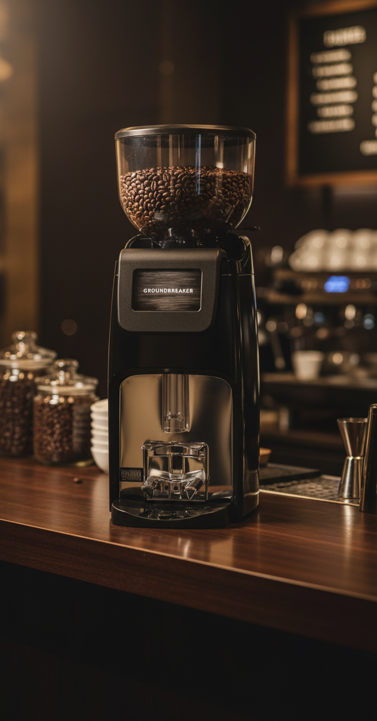 Faema Groundbreaker in café setting