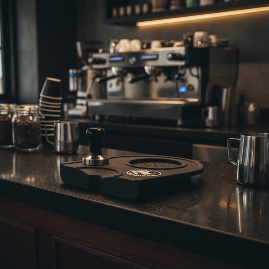 Rhino Tamp Mat - Professional Espresso Bar Setting
