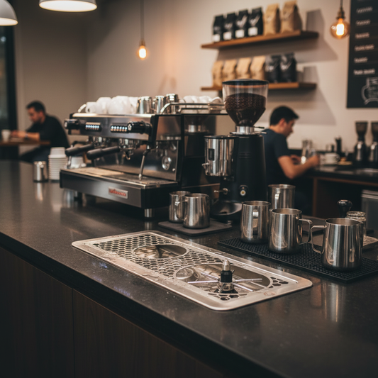 Wide angle café view
