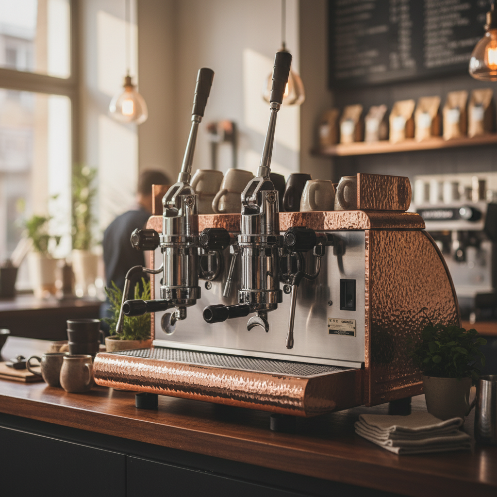 Victoria Arduino Athena in café setting