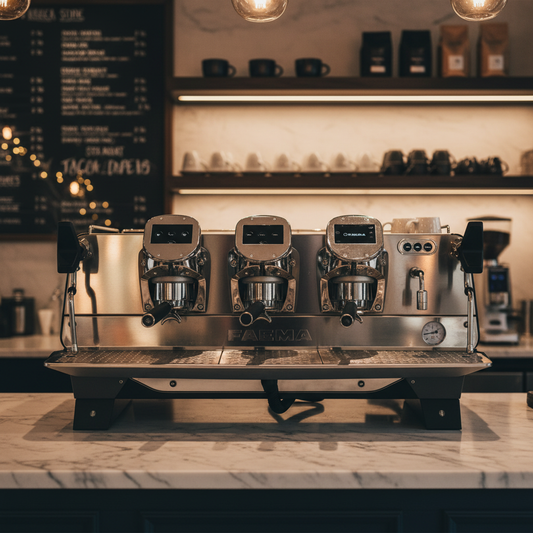 Faema President GTI in Professional Café Setting