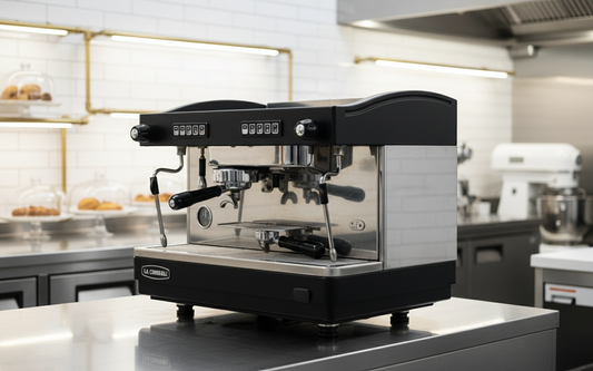 La Cimbali M27 in high-end bakery setting