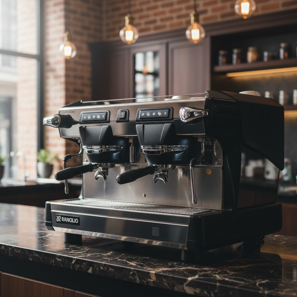 Rancilio Classe 5 in premium café setting