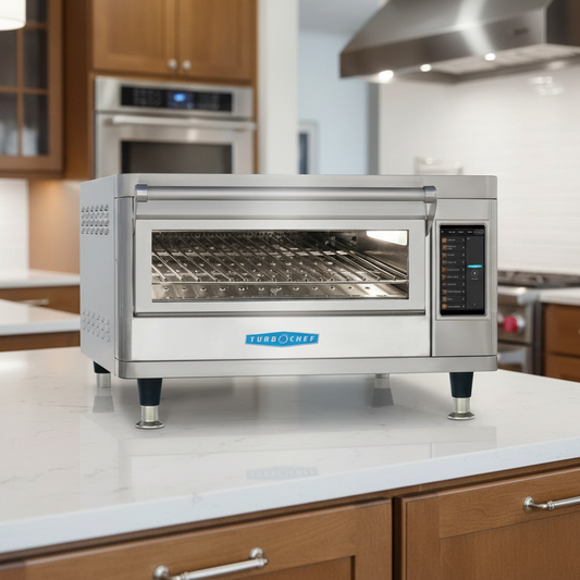 TurboChef Oven in Upscale Café Kitchen