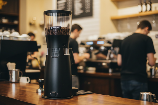 Rancilio Kryo Evo 65 OD back view in café environment