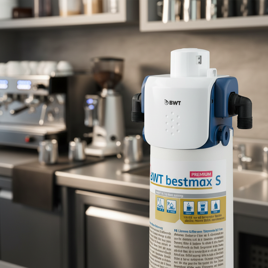 BWT besthead FLEX connector detail in commercial kitchen