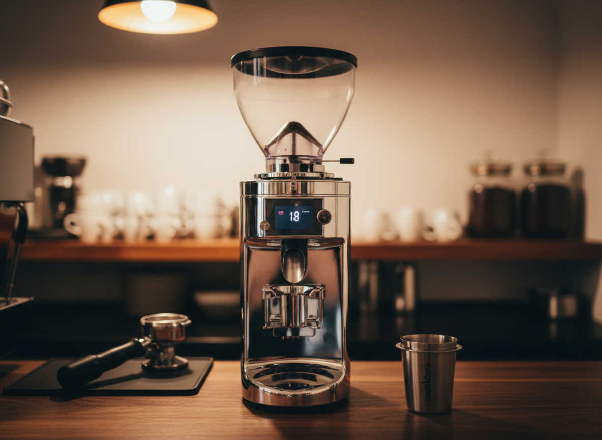 Mahlkonig X54 in artisanal coffee bar setting