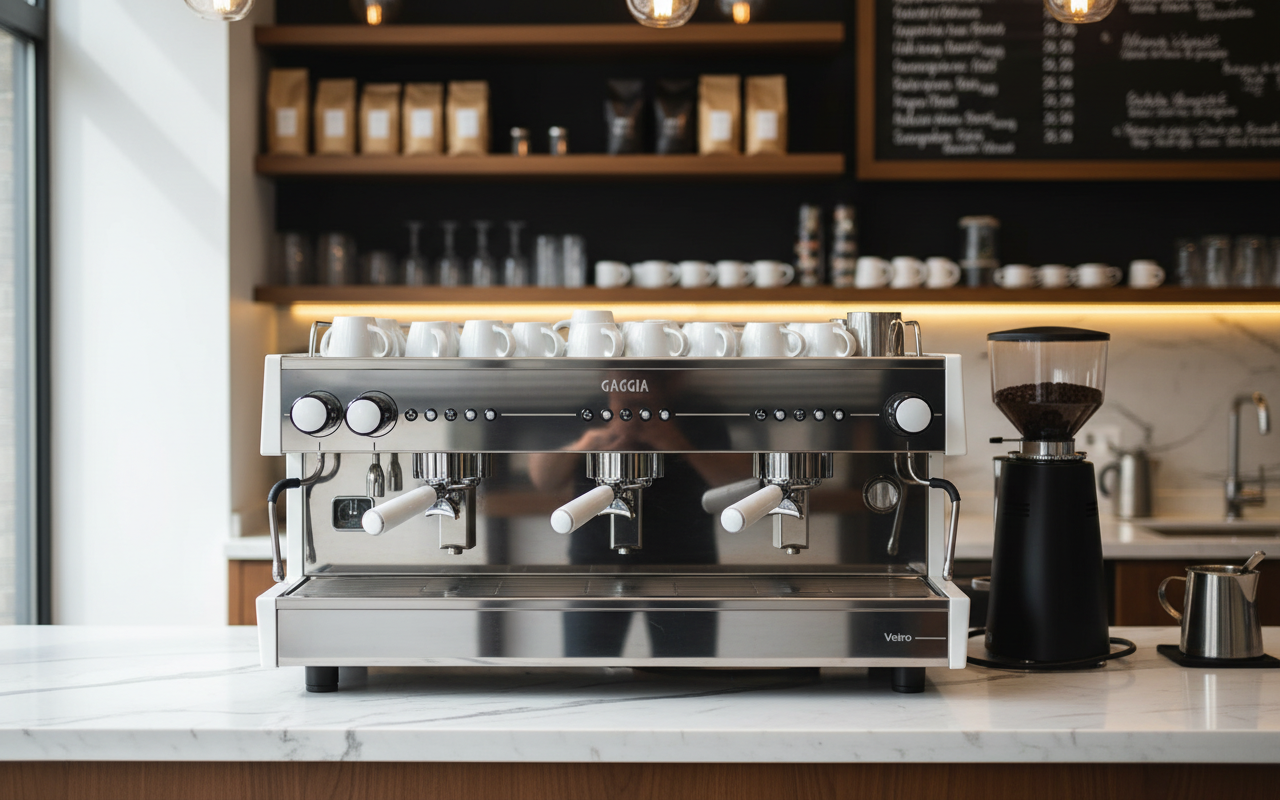 Gaggia Vetro 3 Group Commercial Espresso Machine