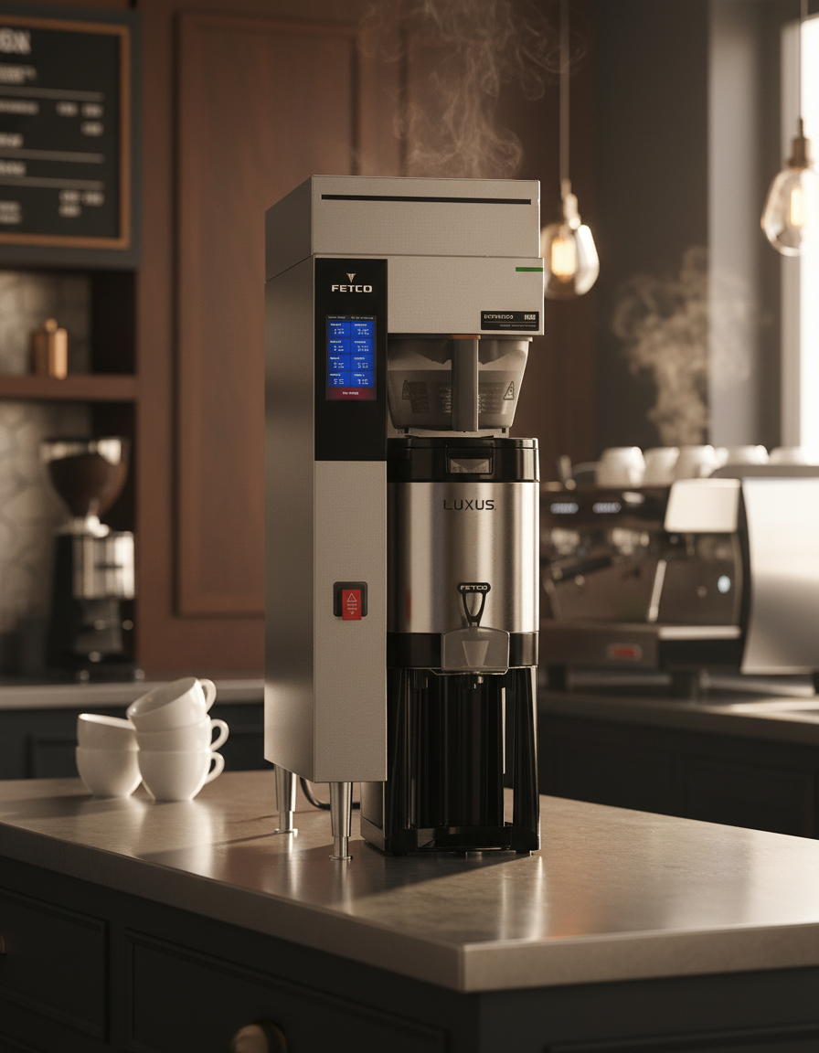 Fetco CBS-2241 NG 1 Gallon Single Coffee Brewer (Dual Voltage)