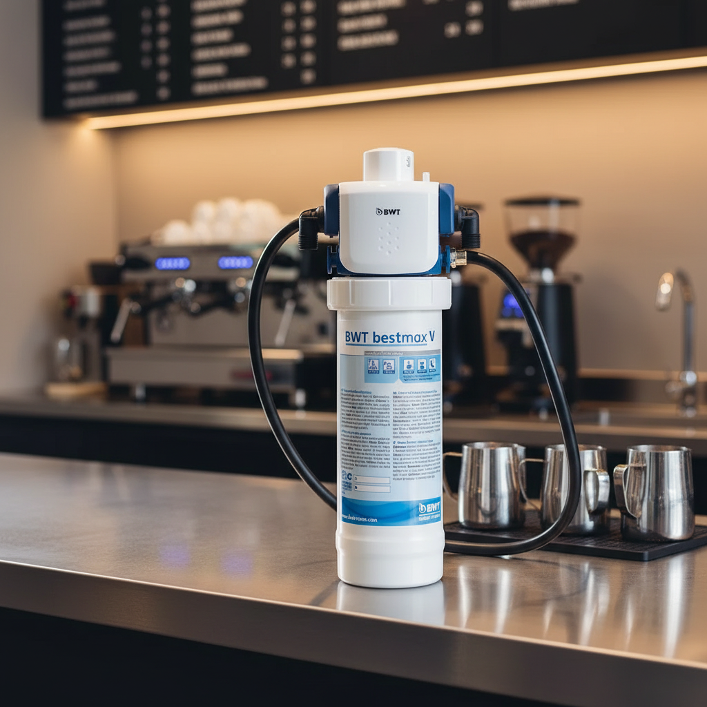 BWT Water Filter in Commercial Coffee Shop