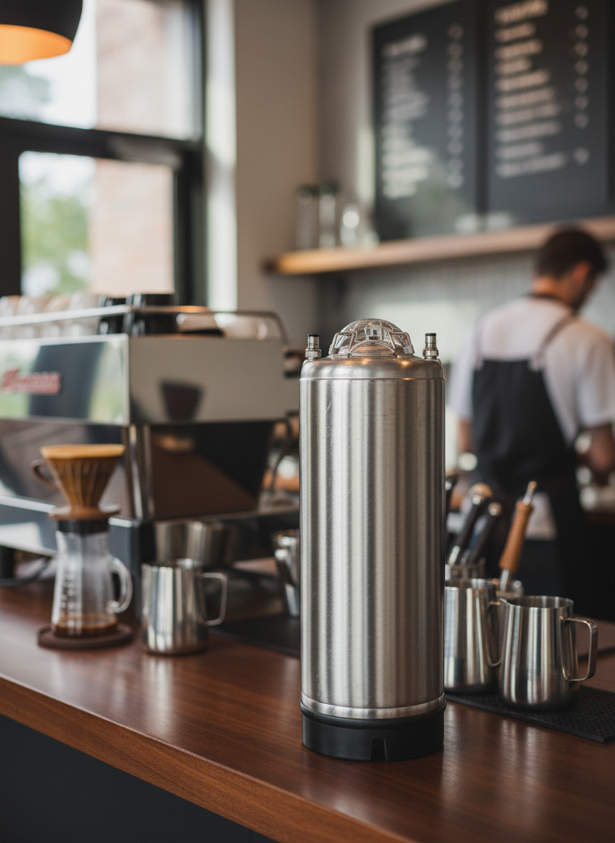 Crysalli 5-Gallon Premix Tank with Ball Lock Coupler Style