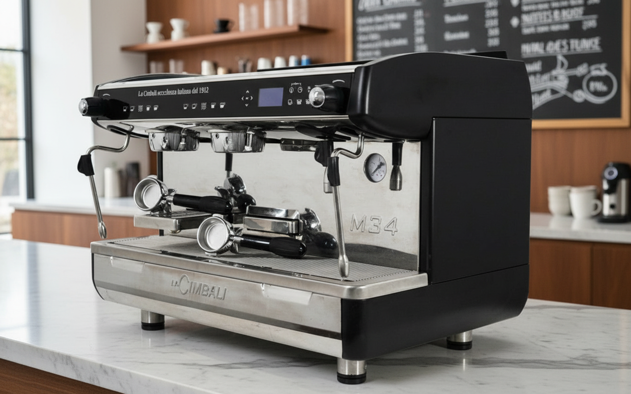 La Cimbali M34 in professional café setting
