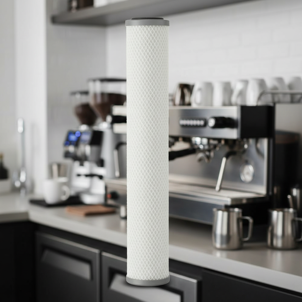 Pentair CTO-20 in commercial coffee shop setting