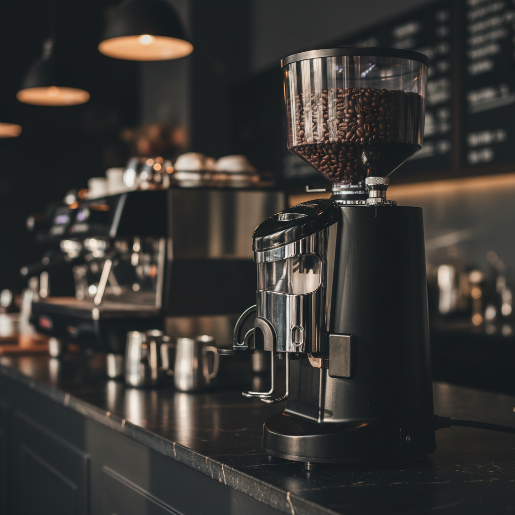 Nuova Simonelli MDXS in premium coffee shop setting