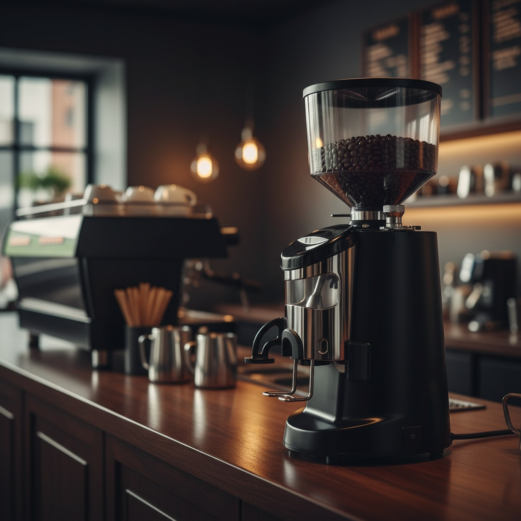 Nuova Simonelli MDXS in premium coffee shop setting