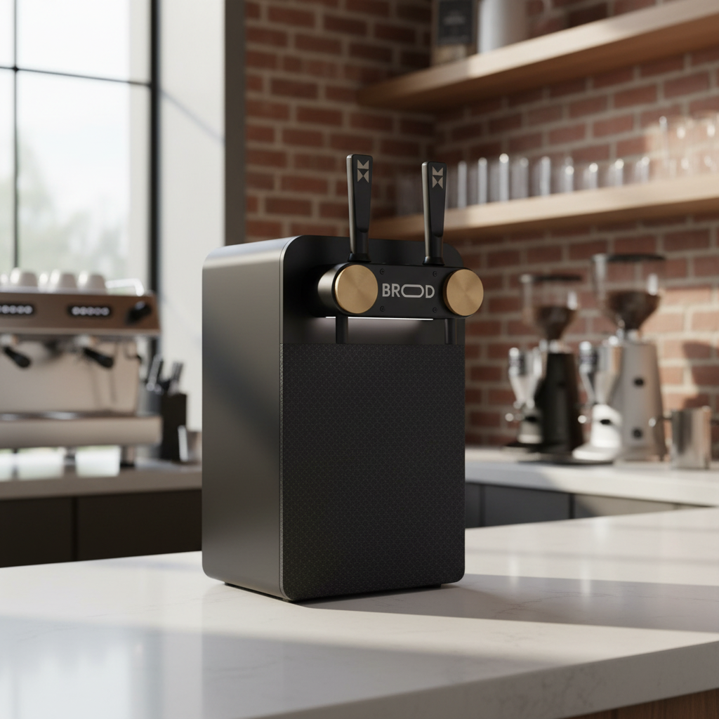 Brood DRNX DUO in Professional Cafe Setting