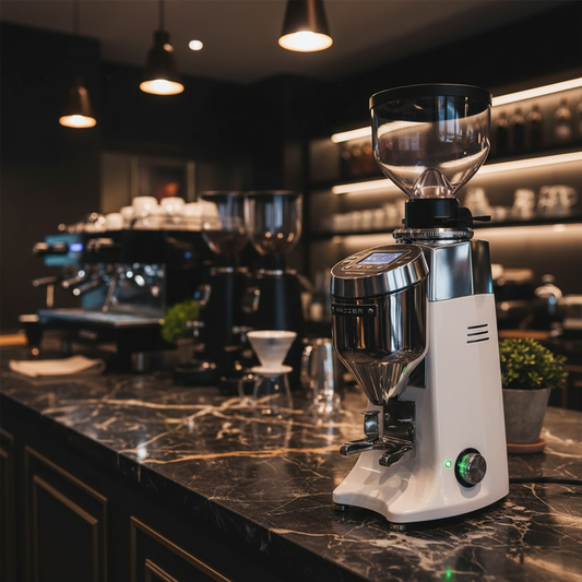Mazzer Kony S in elegant specialty coffee bar