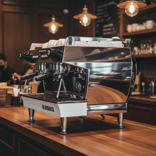 La Marzocco GB5 S in elegant café setting