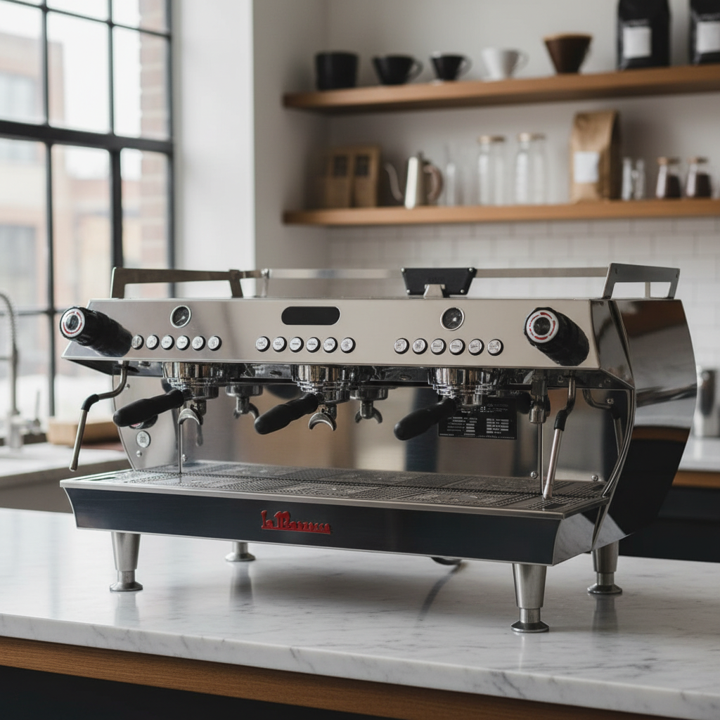 La Marzocco GB5 S AV 3 Group Commercial Espresso Machine With Scales