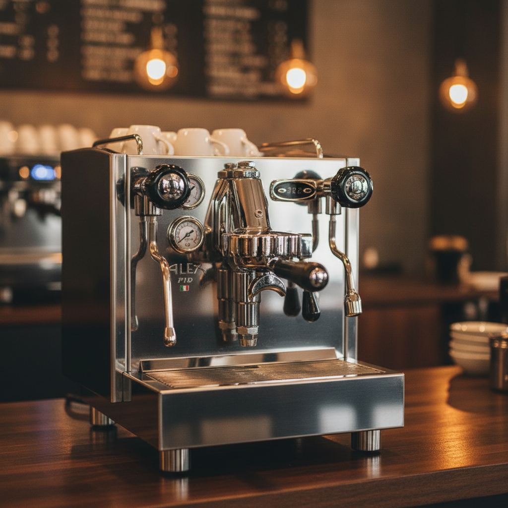 Izzo Alex PID Plus in professional coffee shop setting