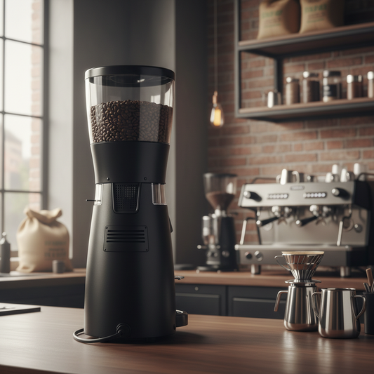 Rancilio Kryo 65 AT back view in roastery