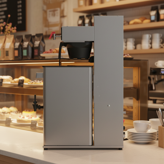 Fetco brewer in upscale bakery