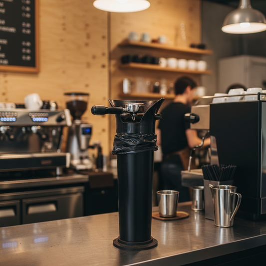 Rhino Thumpa at espresso station