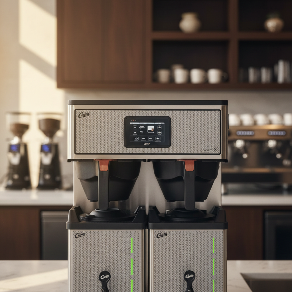 Wilbur Curtis G4 GemX in Professional Café Setting