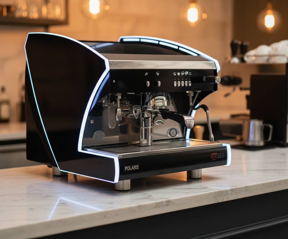 Wega Polaris in professional coffee shop setting