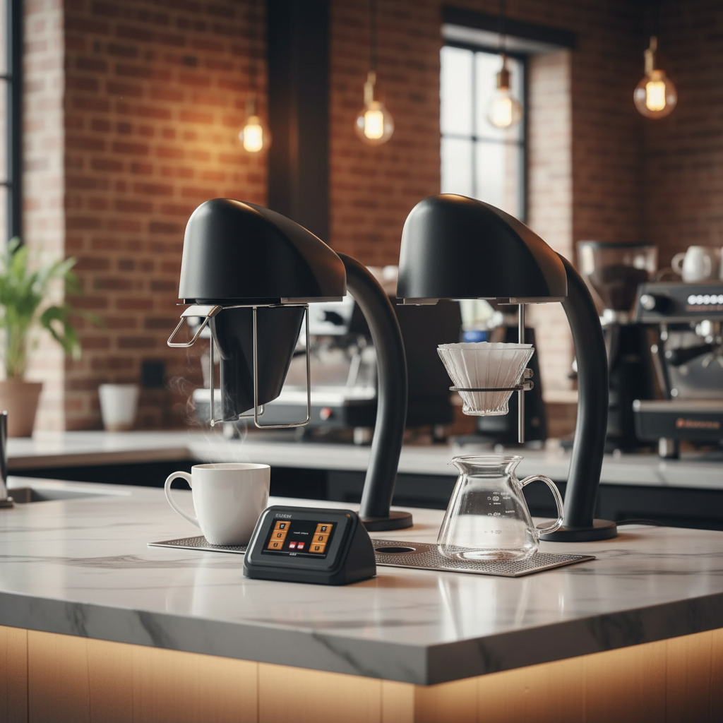 Wilbur Curtis Coffee Brewer in Modern Café