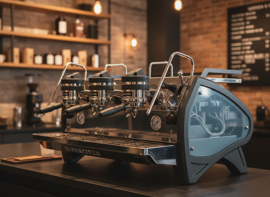 La Marzocco in elegant café setting