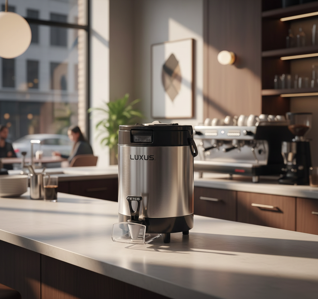 Fetco L4S-10 1.0 Gallon Luxus Thermal Dispenser - Without Base