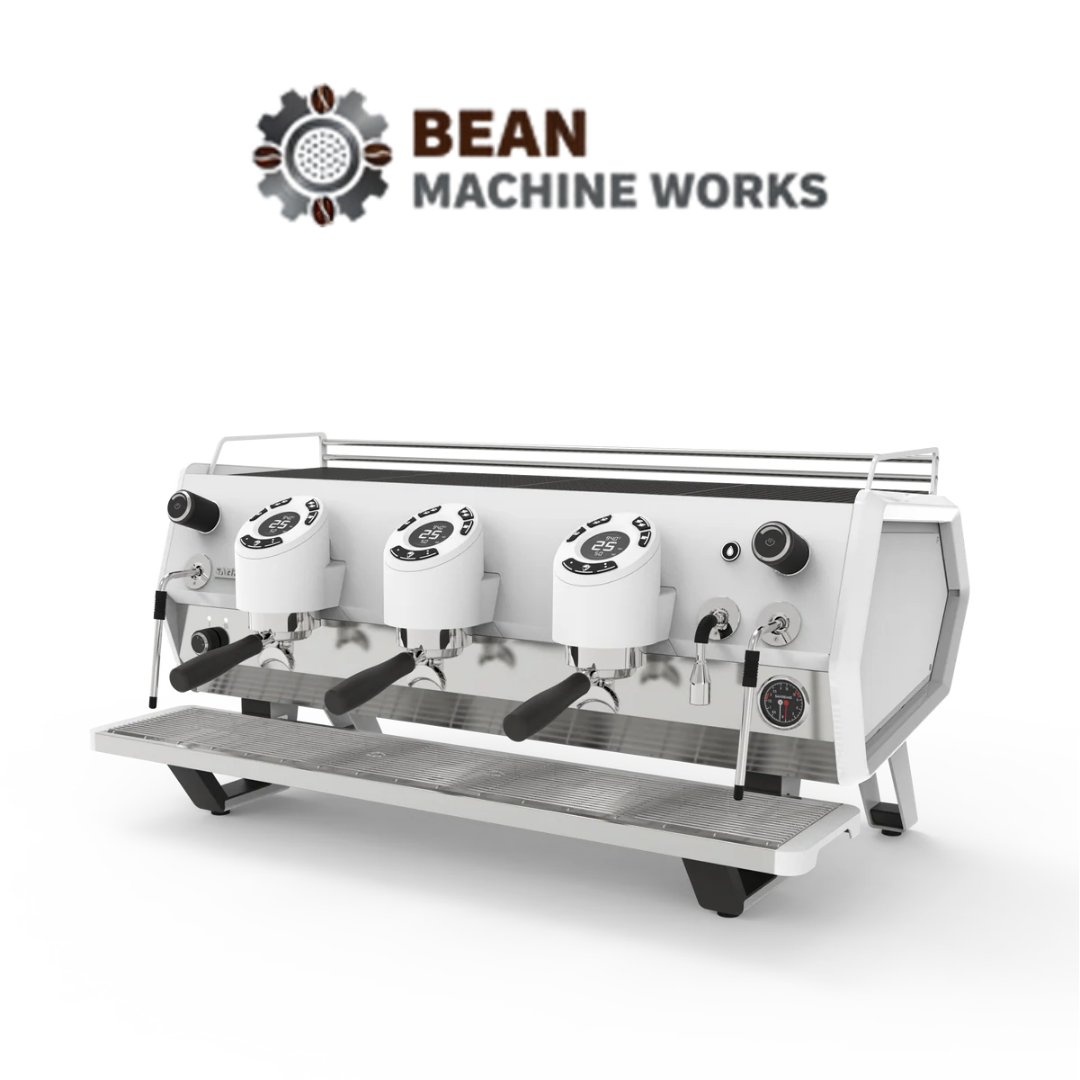 Sanremo D8 Pro 3 Group Commercial Espresso Machine - Total White