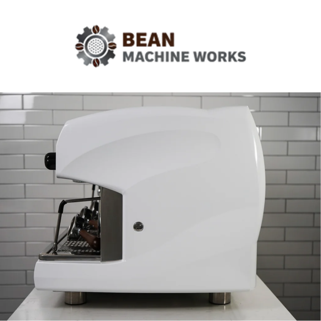 Wega - Polaris 3 Group - Custom White with Wood Portafilters