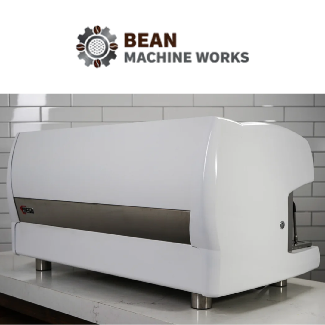 Wega - Polaris 3 Group - Custom White with Wood Portafilters