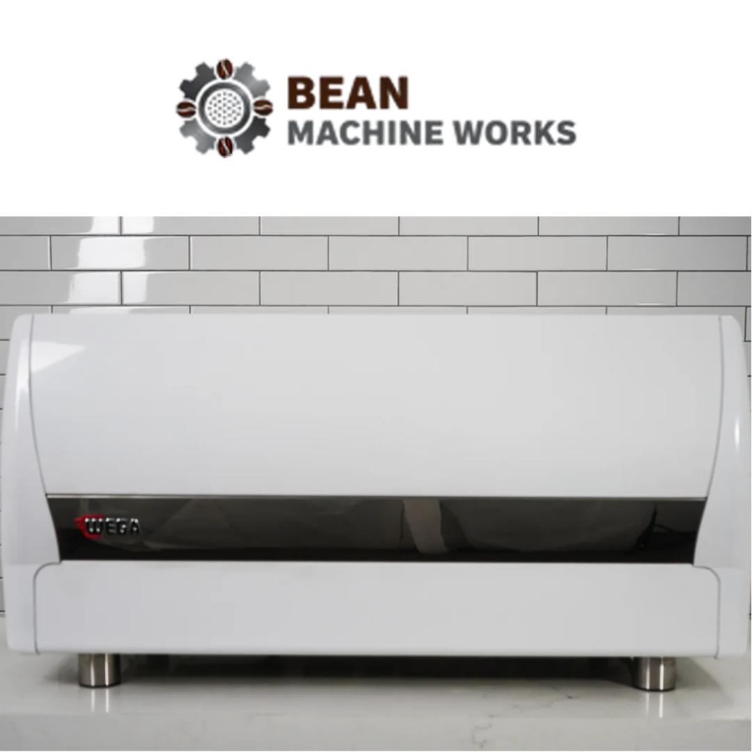Wega - Polaris 3 Group - Custom White with Wood Portafilters