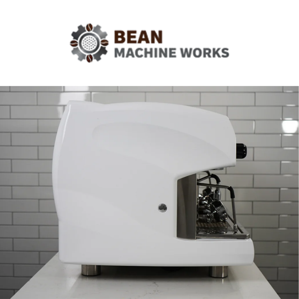 Wega - Polaris 3 Group - Custom White with Wood Portafilters