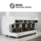 Wega - Polaris 3 Group - Custom White with Wood Portafilters