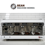 Wega - Polaris 3 Group - Custom White with Wood Portafilters