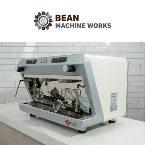 Wega IO 2 group Off-White High-Cup Commercial Espresso Machine (Open-Box)