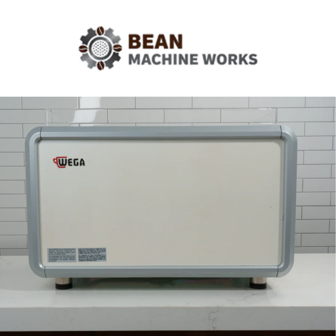 Wega IO 2 group Off-White High-Cup Commercial Espresso Machine (Open-Box)