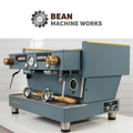 La Marzocco - Linea Classic AV 2 Group Commercial Espresso Machine- Custom Grey with Wood