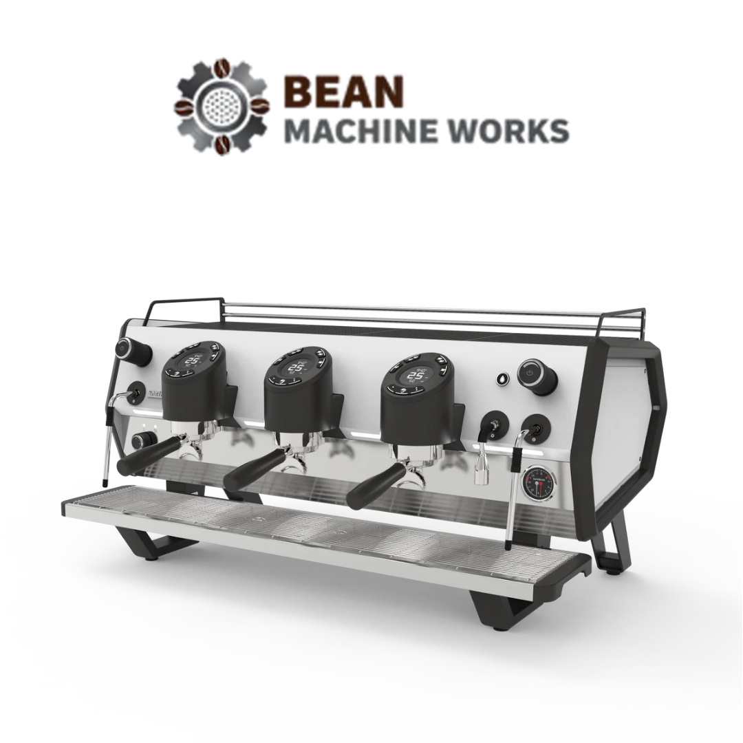 Sanremo D8 Pro 3 Group Commercial Espresso Machine - Black & White