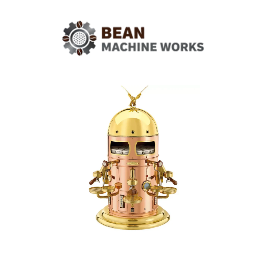 Elektra Bella Epoque 3 Group Commercial Espresso Machine (Copper Brass & Bakelight)